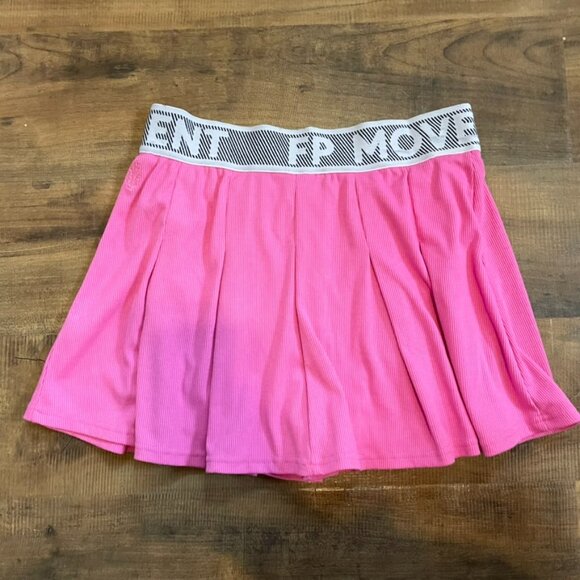 FP Movement by Free People Hot Pink Pleated Active Skort Built-In Shorts – Size - Picture 6 of 8